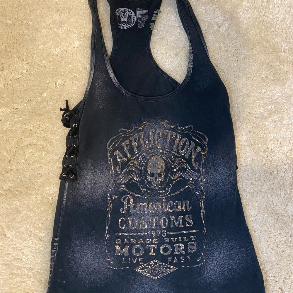 Affliction Tank Top SMALL